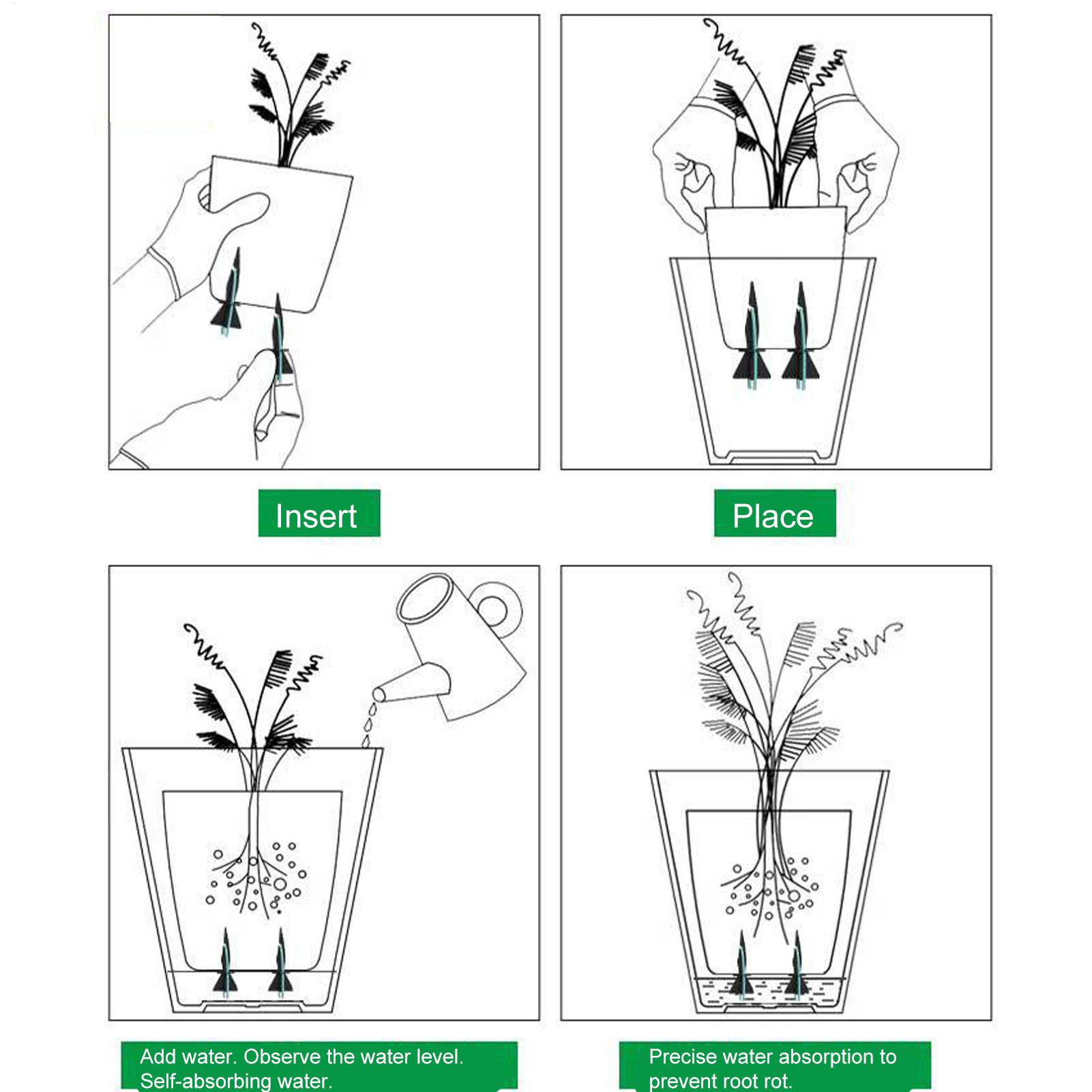 อุปกรณ์รดน้ำต้นไม้แบบอัตโนมัติ - Self Watering Insert บทวิจารณ์และราคา